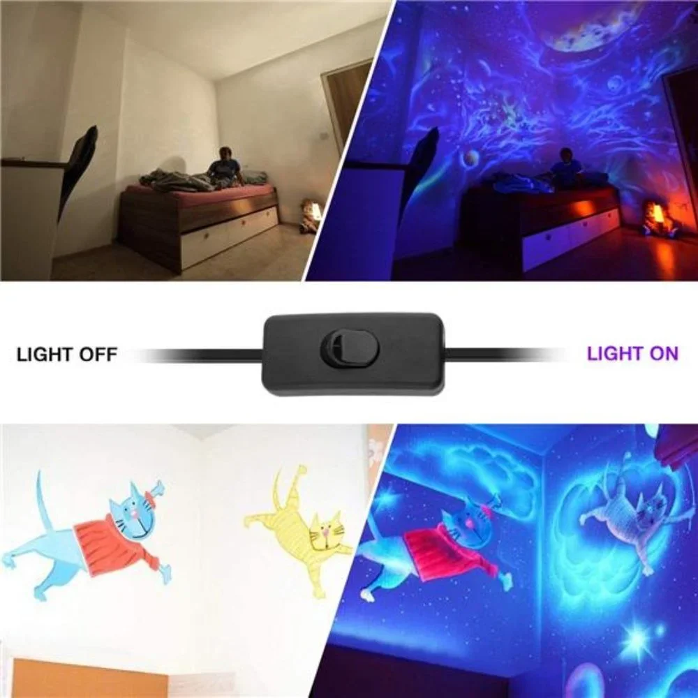 UV Black Lights 4Pack,LED Blacklight Bar for Halloween Glow Party Lighting Stage